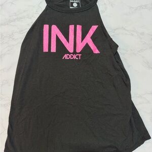 INK Women's Black Tank Top